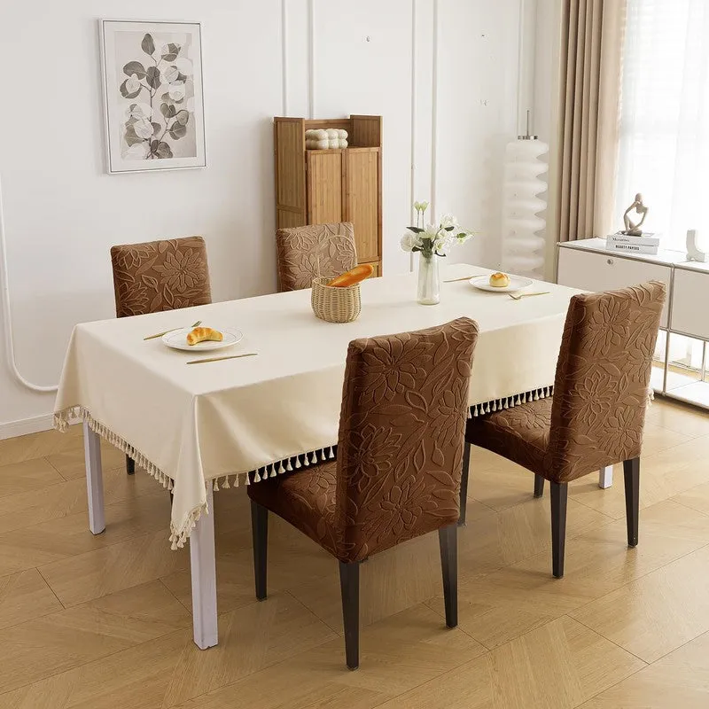 Novira Polyester Chair Cover - Set Of Four media 1