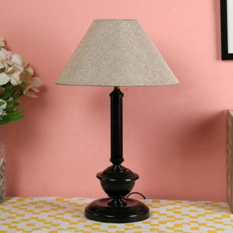 Laepo Agatha Fabric Table Lamp - Beige,Black media 3