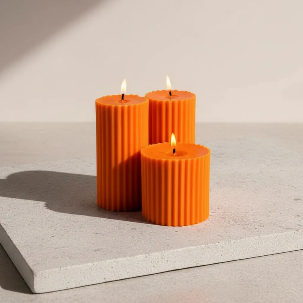 Combo of 2 'Belief' & 1 'Faith' Scented Candles - Vanilla Sunshine Scented media 1