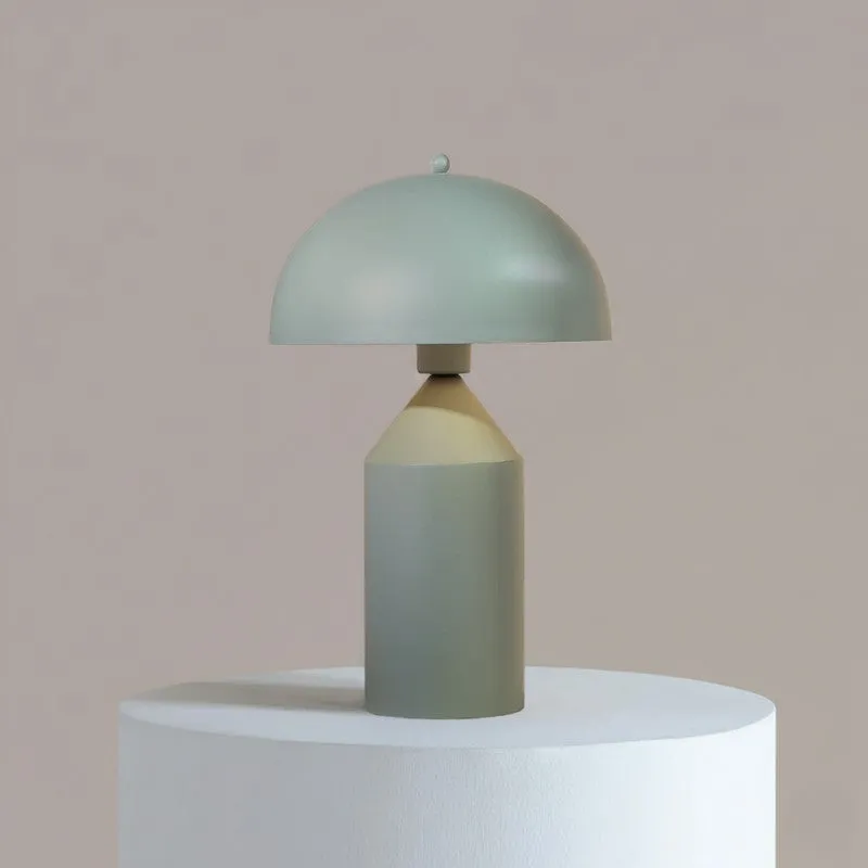 Fig Living Cone Pagen Metal Table Lamp - Blue media 3