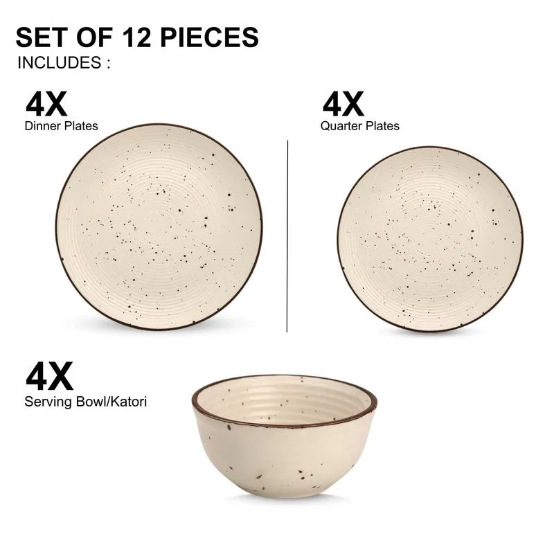 Solvra Kivon Veyra Dinner Set -12 Piece Set media 4