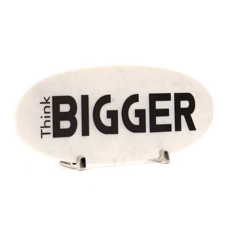 Think Bigger Printed Marble Showpiece media 3