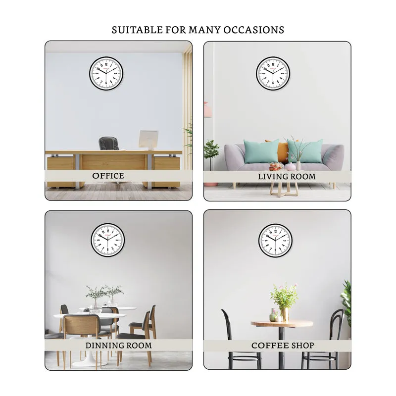 Podin Sweep Silent Wall Clock media 5
