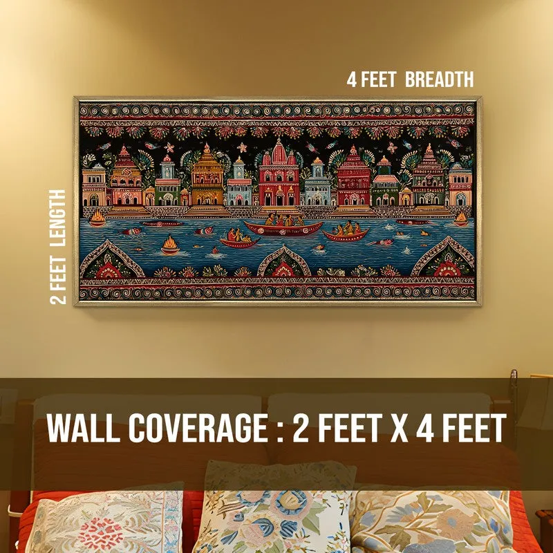 Rhythms of the Banaras Folk Wall Art media 8