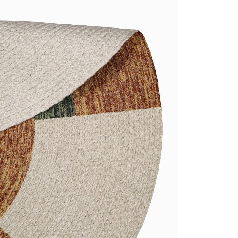 Estro Round Cotton Rug media 4