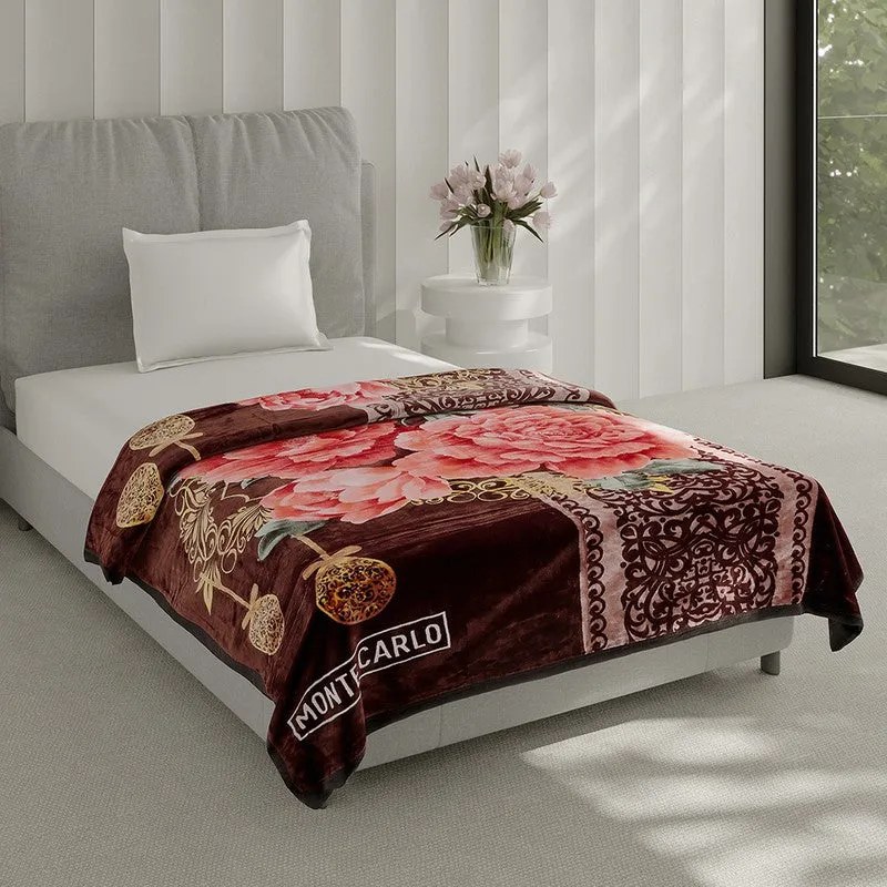 Monte Carlo Floral Fantasy Blanket - 483 GSM media 4