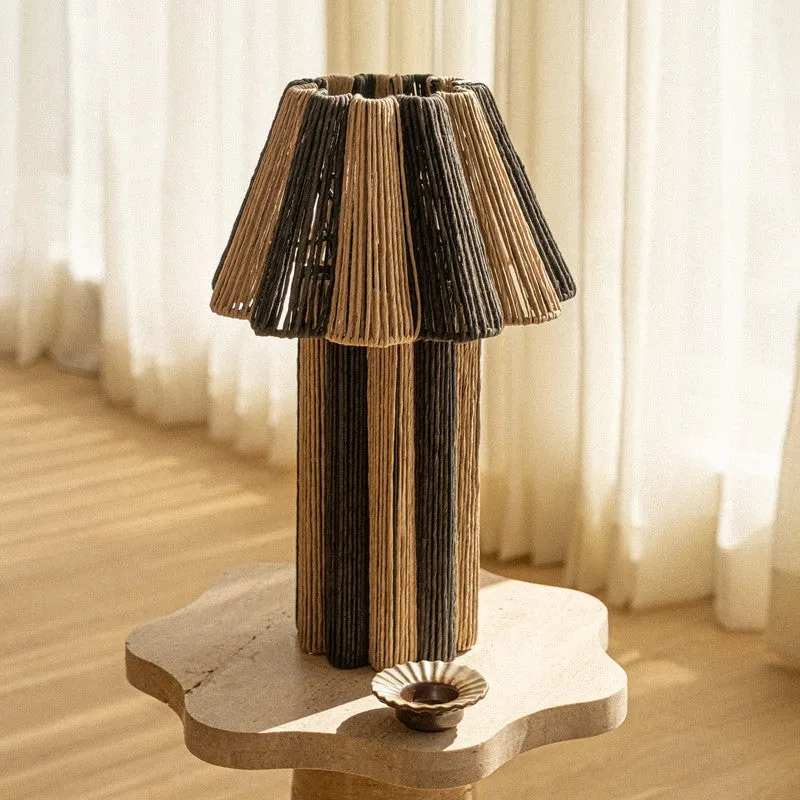Orange Tree Kenji Marble Table Lamp - Black,Beige media 2