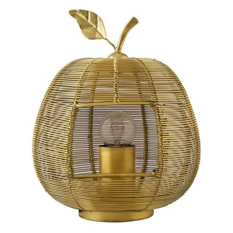 The Apple Lightastic Metal Table Lamp - Gold media 3