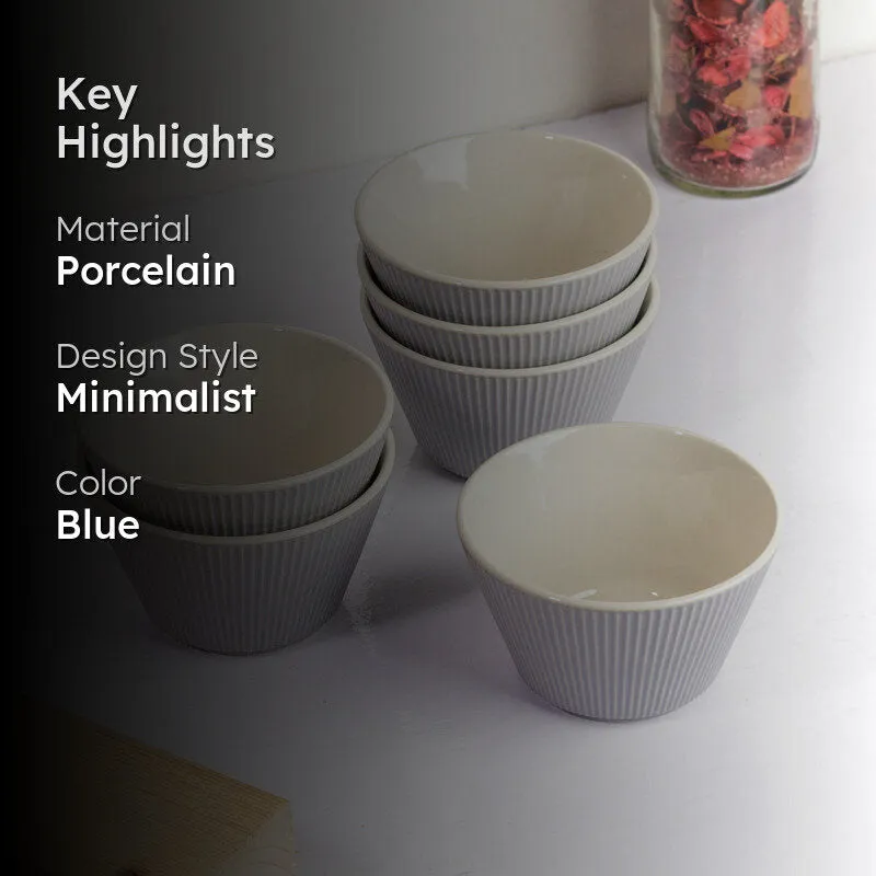 Ceyra Snack Bowl(300 mL) - Set Of Six media 2
