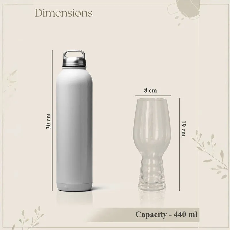 Sylric Beer Glass(440 mL) - Set Of Two media 8