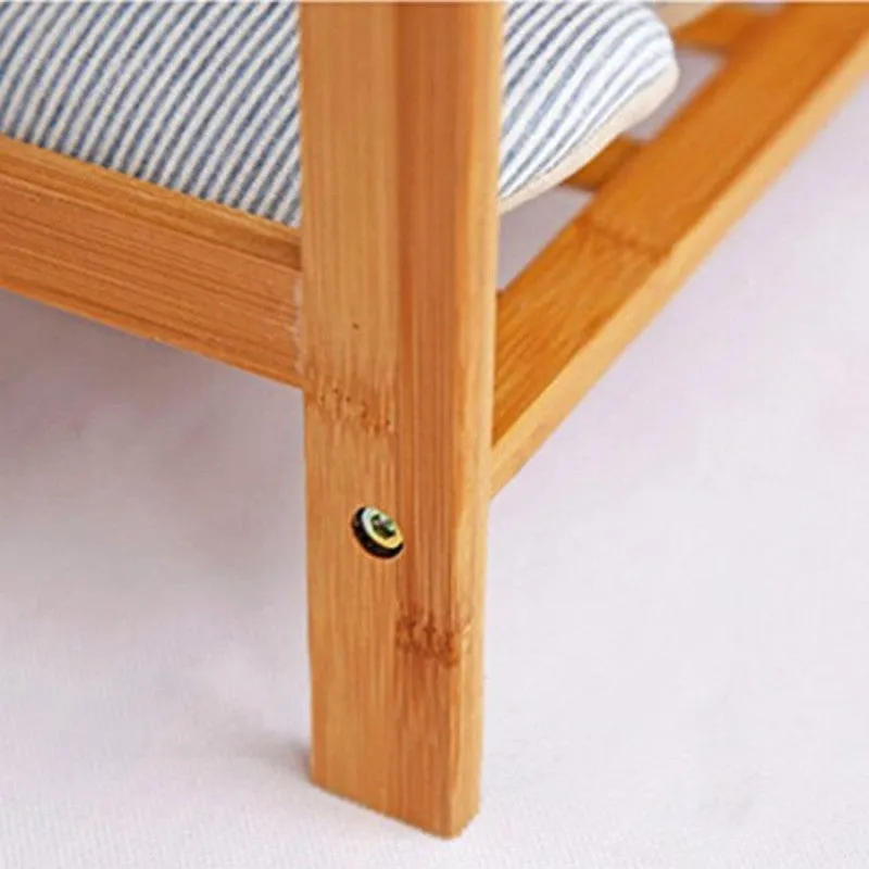 Rustic Mango Wood Shoe Rack – Freeform Design media 6