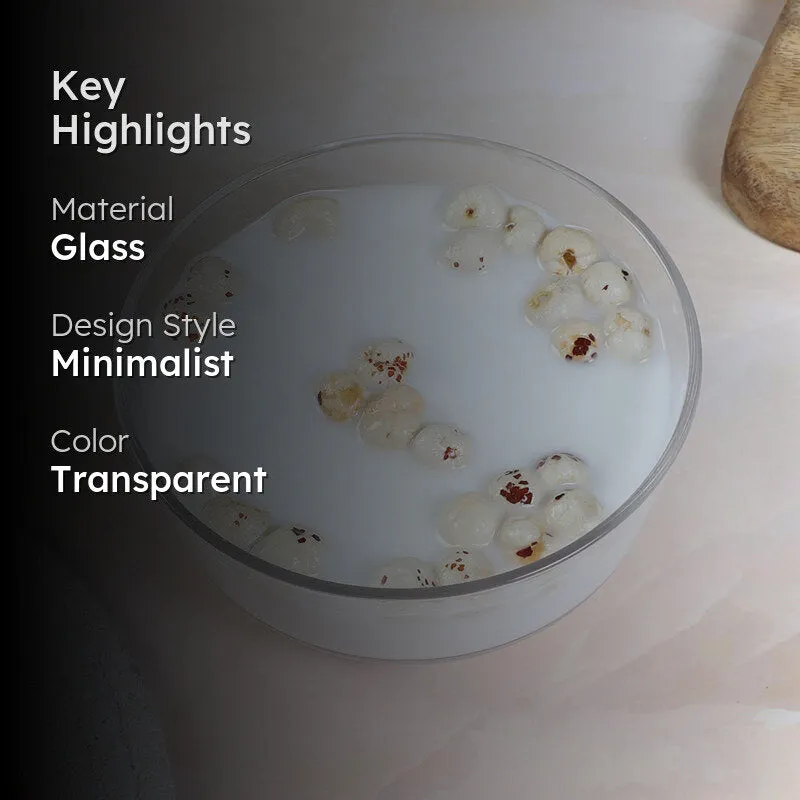 Taro Glass Serving Bowl - 700 ML media 2