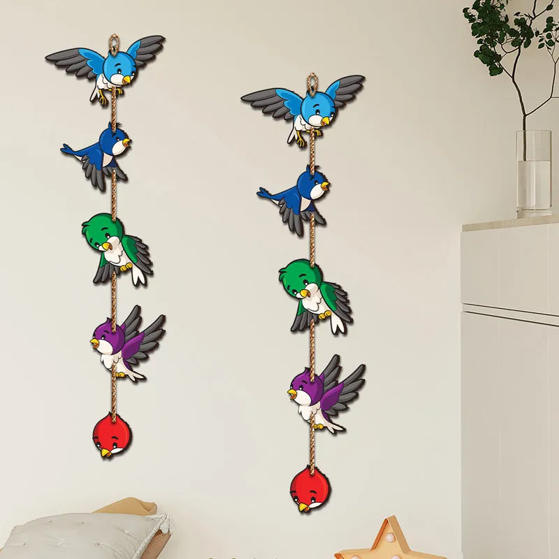 Flight Of Joy MDF Wall Hanging - Set Of Two media 1