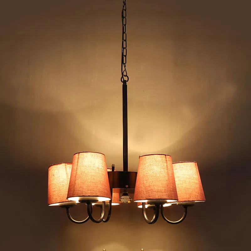 Viya Conical Ceiling Lamp - Grey media 1