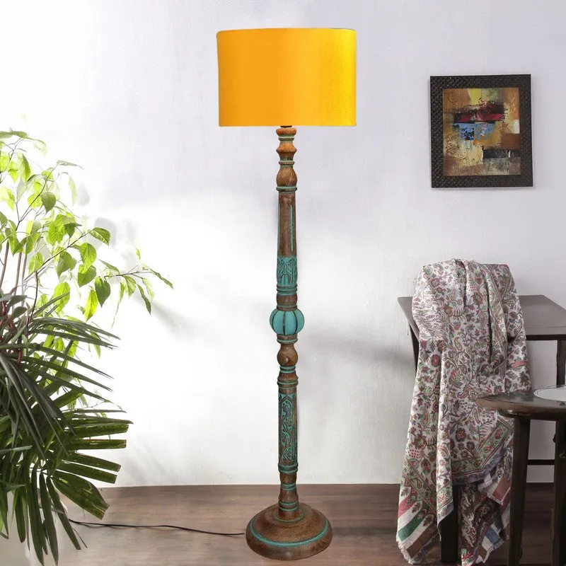 HaloCylinder Light Floor Lamp (Yellow) media 2