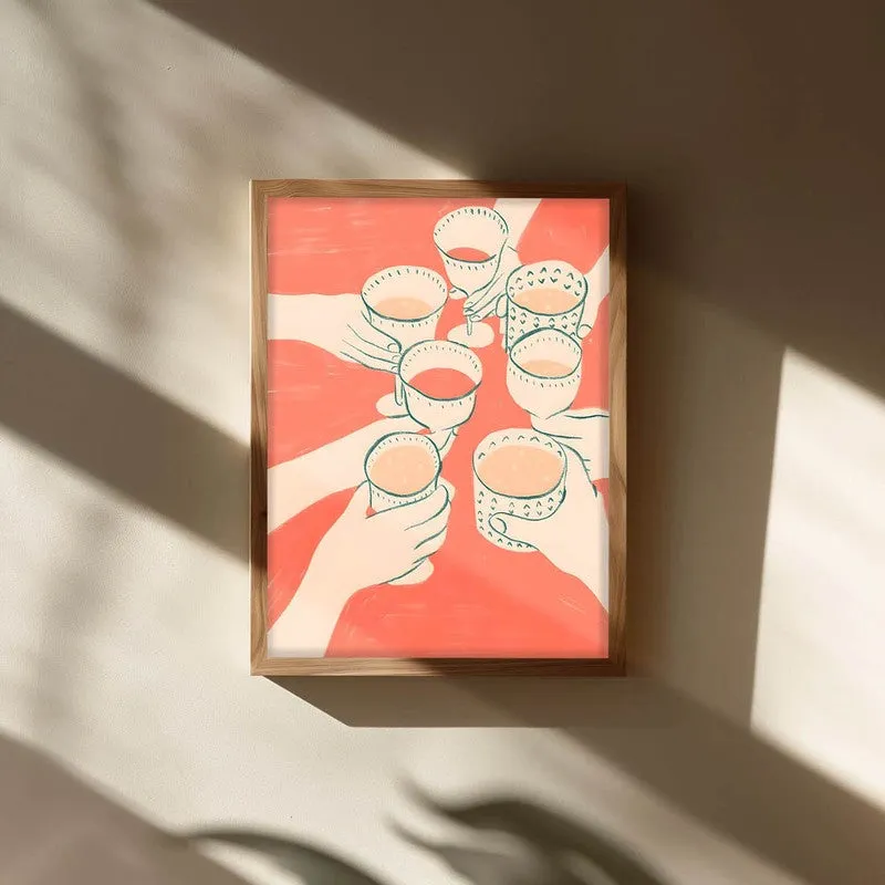 Marinara Muse Archival Canvas Wall Art - Brown media 3