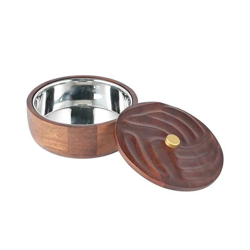 Saaj Mango Wood Casserole media 6