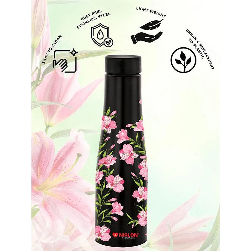 Pink Bud Flora Water Bottle - 1000 mL media 6