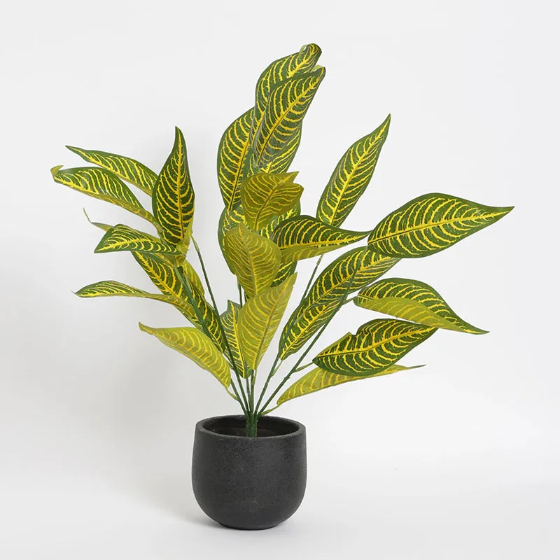 Faux Roosevelt Croton Plant - 2.2 Feet media 3