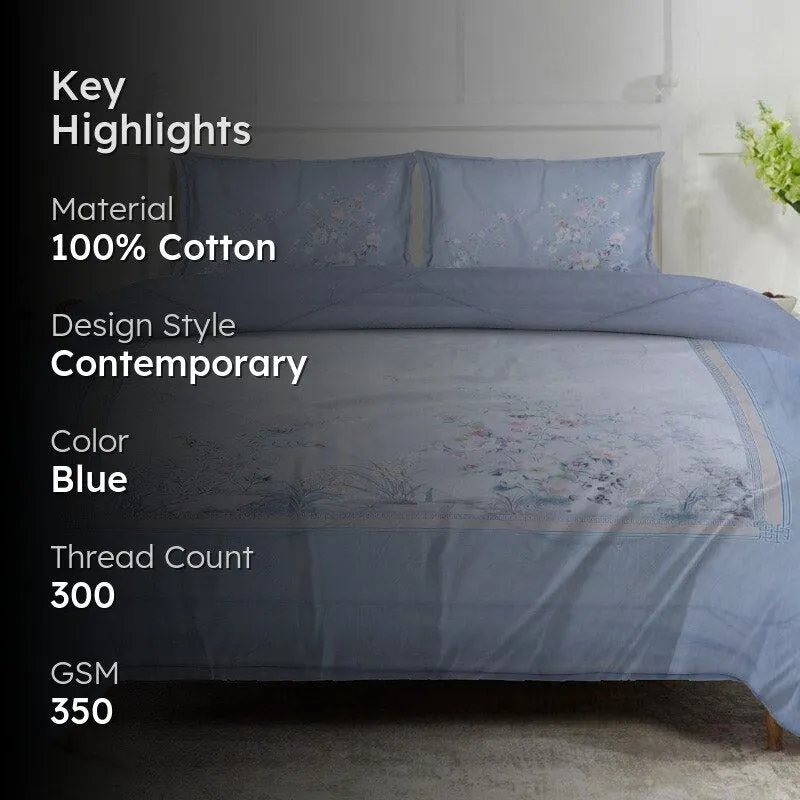 Wintery Blooms Bedding Set media 2