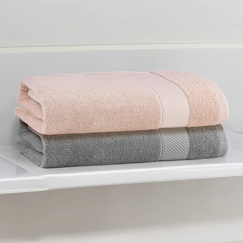 Reign Bath Towel (Steel Grey & Sandstone) - Set Of Two media 1
