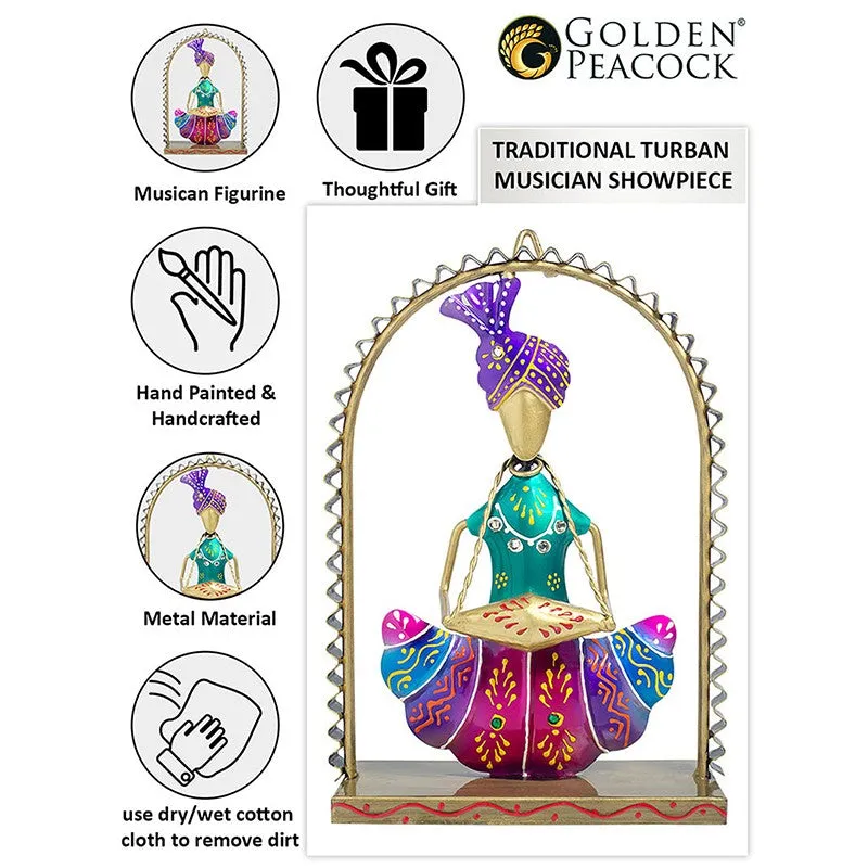 Folk Musician Wall Hanging - Purple,Red media 6