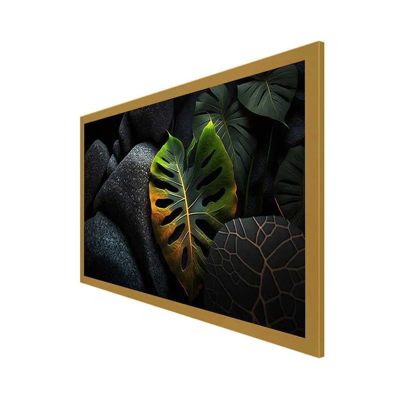 Sonnet Monstera Canvas Wall Painting media 4