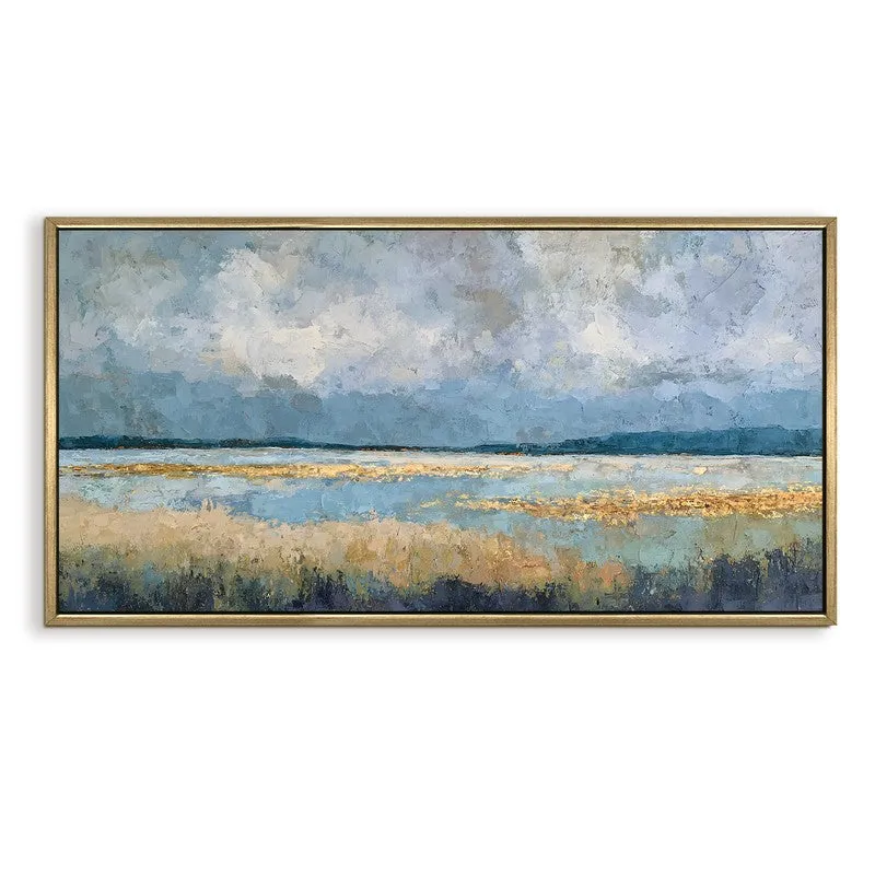 Opulent Blue Canvas Wall Art media 3