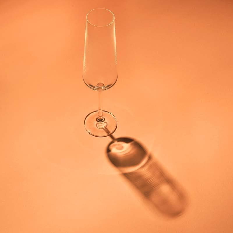 Timeless Bohemia Crystal Flute Glasseses (190ml ) - Set Of Six media 4