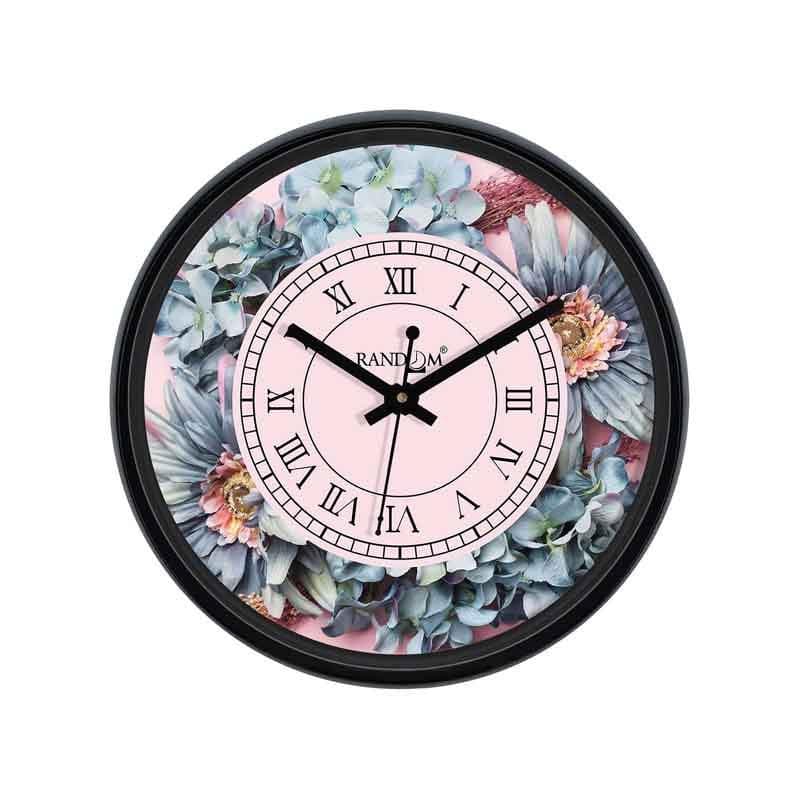 Poignant Blooms Wall Clock media 3