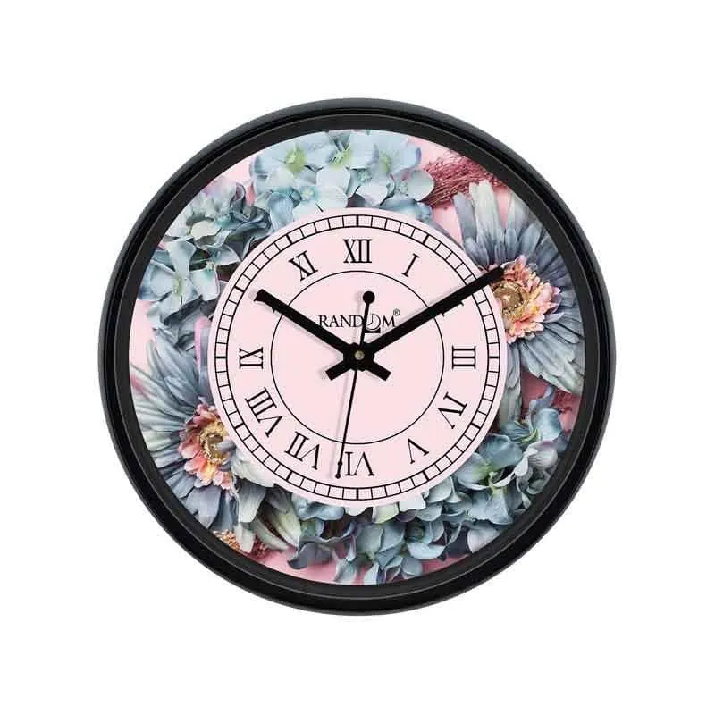 Poignant Blooms Wall Clock media 3