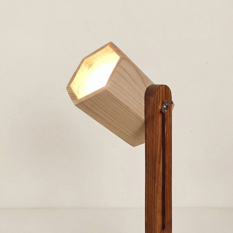 SoftCore Wooden Table Lamp - Brown media 7