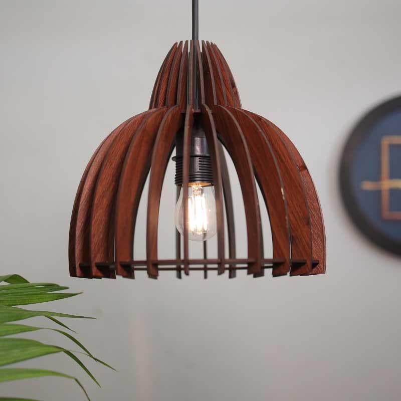 Shine On Wooden Ceiling Lamp media 3