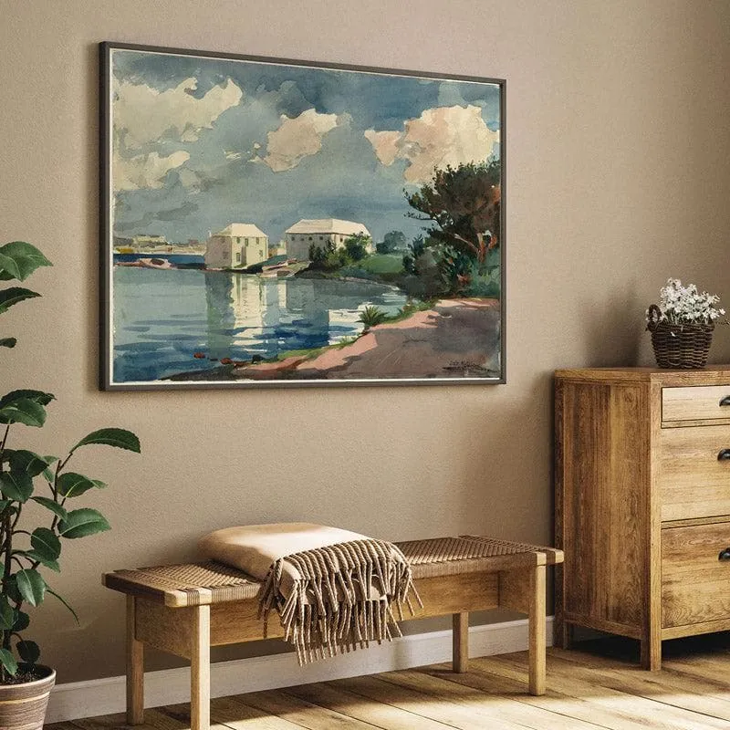 Salt Kettle Bermuda By Winslow Homer - Black Frame media 5
