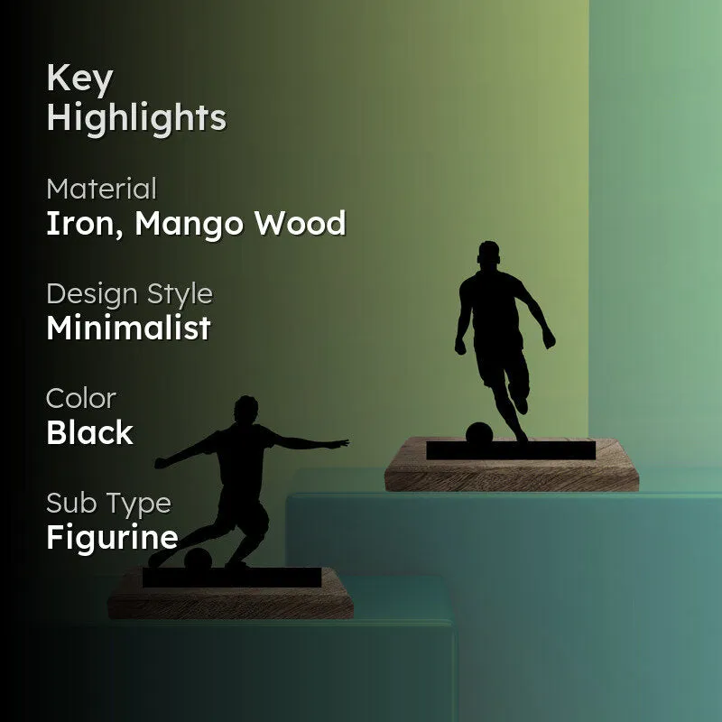 Soccer Duo III Showpiece - Set Of Two media 2