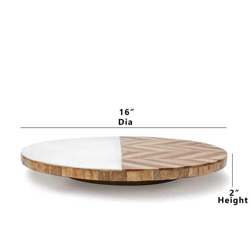 Half Halt (Wood,Resin) Lazy Susan media 7