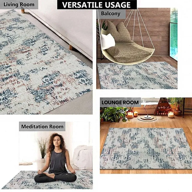 Urban Space Distress Chenille Carpet - Grey media 5