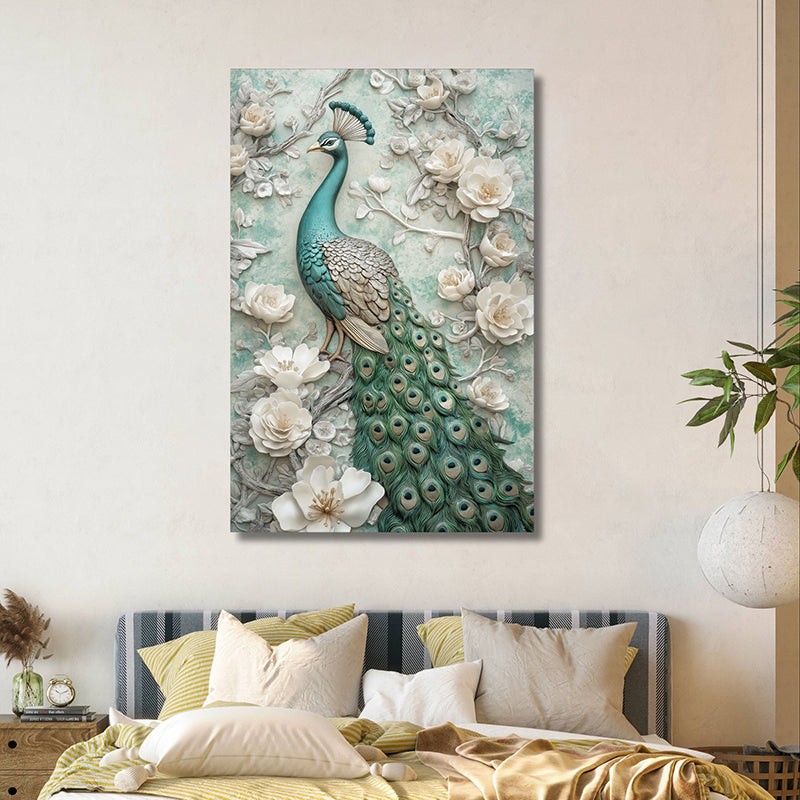 Shwetha Mayura Wall Painting