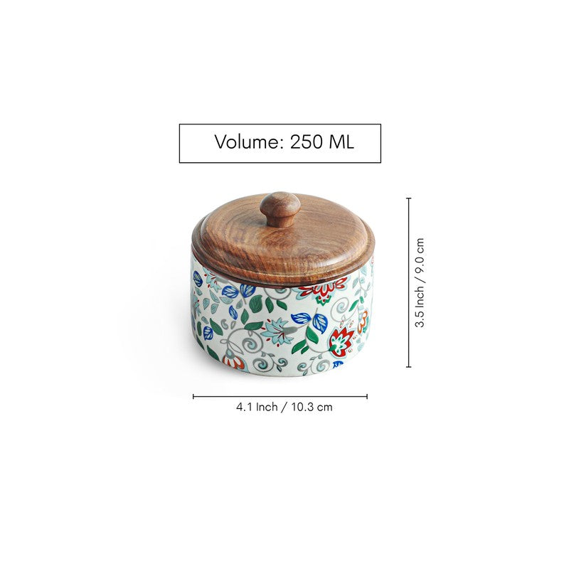 Floral Fusion Jars (250 mL Each) - Set Of Two media 7