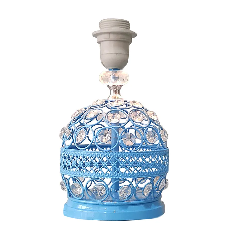 Filigree Fabric Table Lamp - Blue media 3