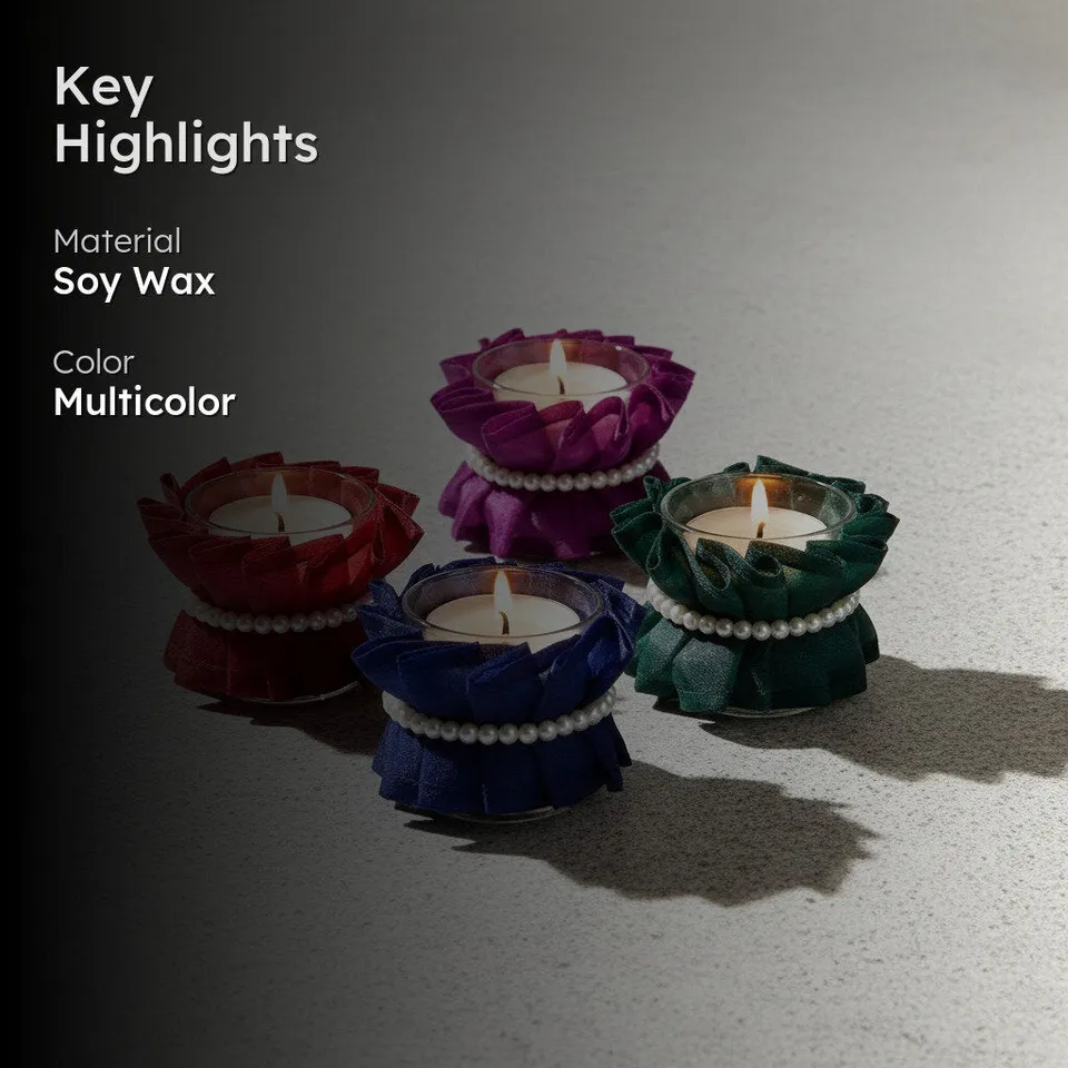 Mayur - Set of 4 Scented Votive Candles media 2