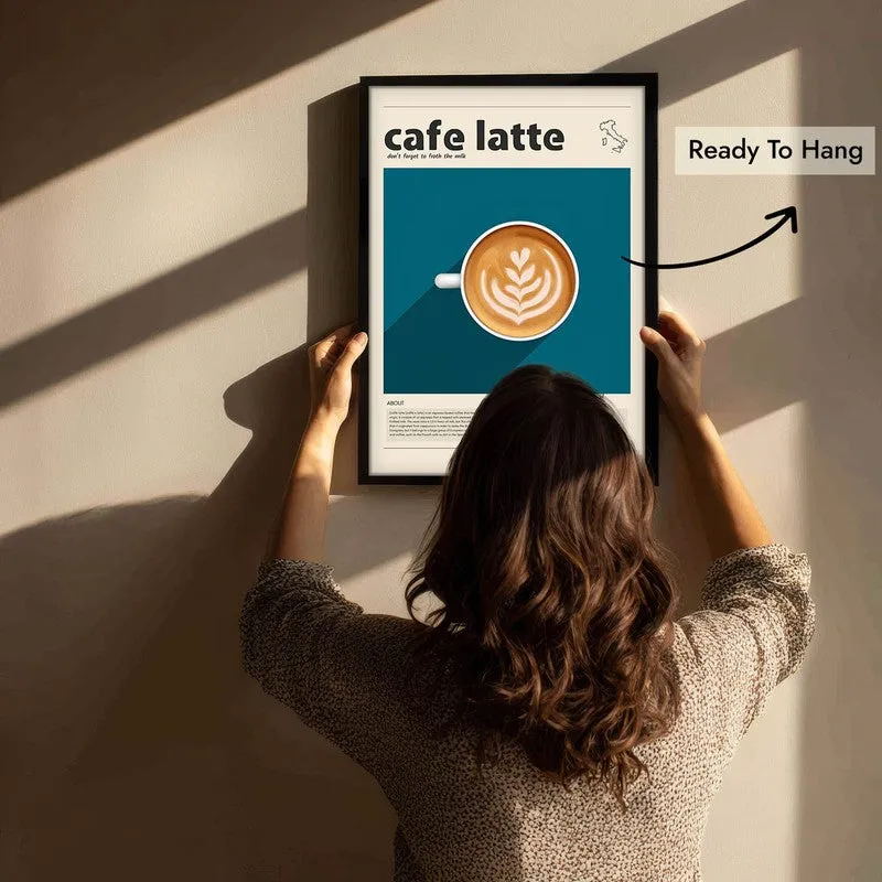Barista Bloom Archival Canvas Wall Art - Black media 6