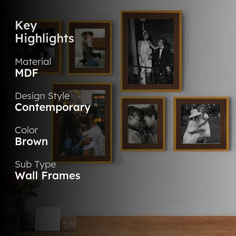 Wall of Whimsies Wall Photo Frame - Set Of Six media 2