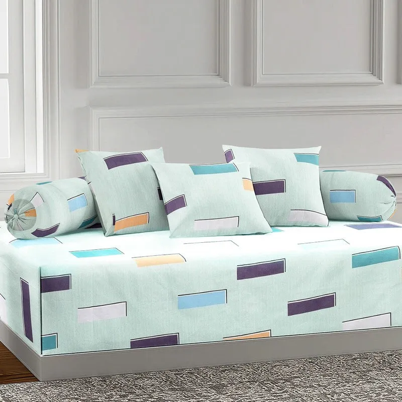 Aestyn Printed Diwan Set - Six Piece Set media 3