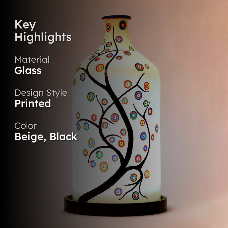 Orion Lumina Hand Painted Metal & Glass Floor Lamp media 2