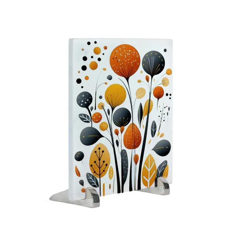 Colorburst Leaves Marble Showpiece media 4