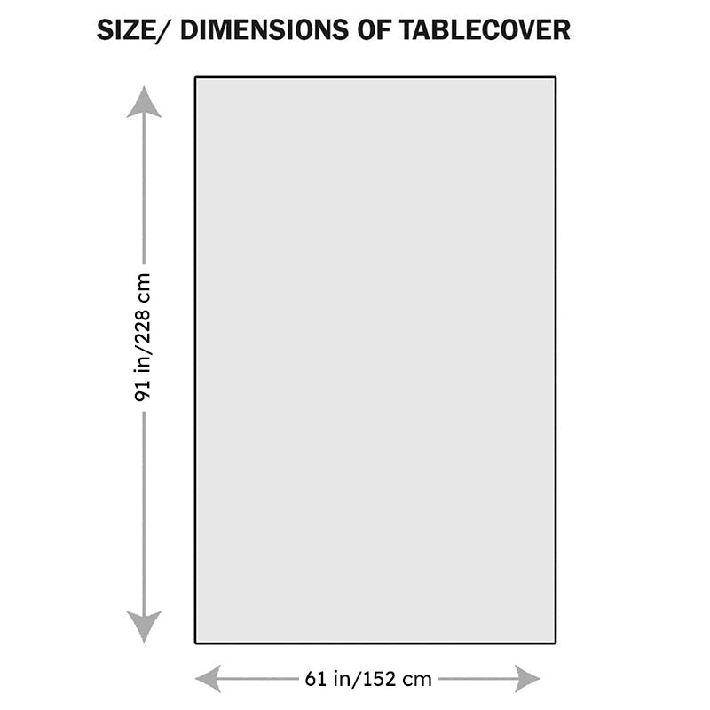 Raindrops And Roses Table Cover - Six Seater media 6