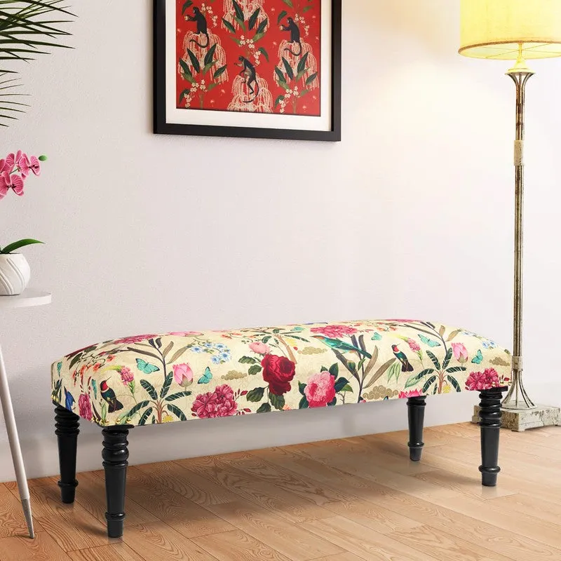 India Circus Sheesham Wood Bird Land Wooden Bench media 1