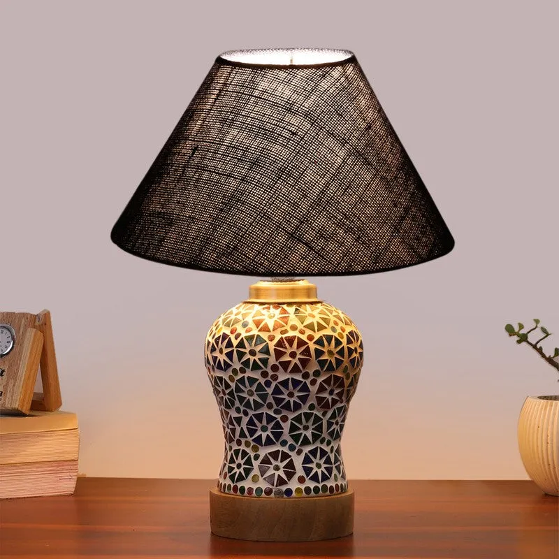 Baskon Wooden Table Lamp - Multicolor media 3