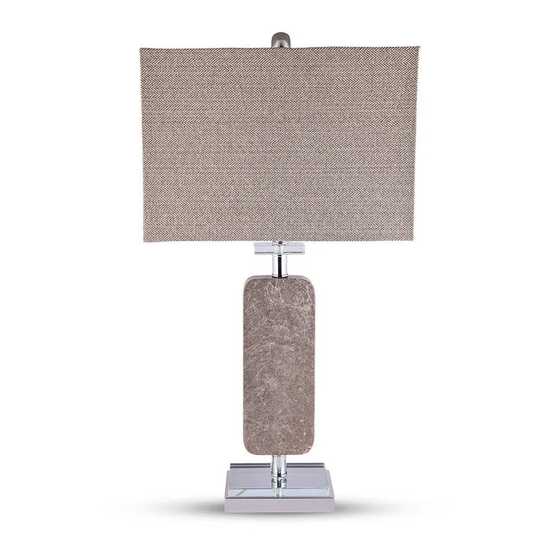 AarviDecor Oakley Decorative Metal Table Lamp - Grey media 4